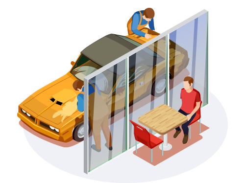 Leave car for detailers